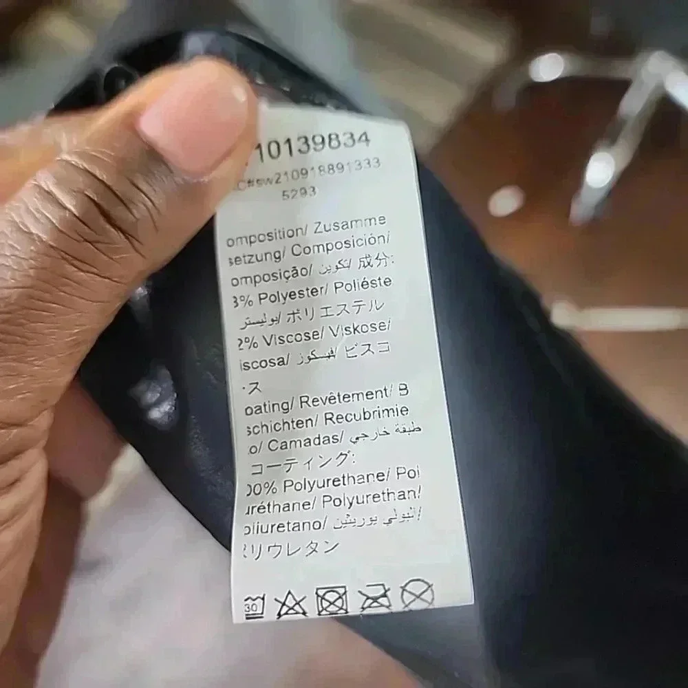 Sleek and Chic: Shein Bae Faux Leather Black Mini Skirt (Size Large, NWT) - Picture 6 of 8